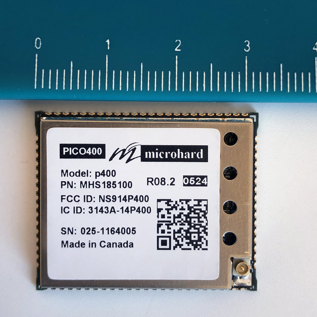 Microhard P400 High-Power 2W Dual-Band Data Transmission Module Mhs185100