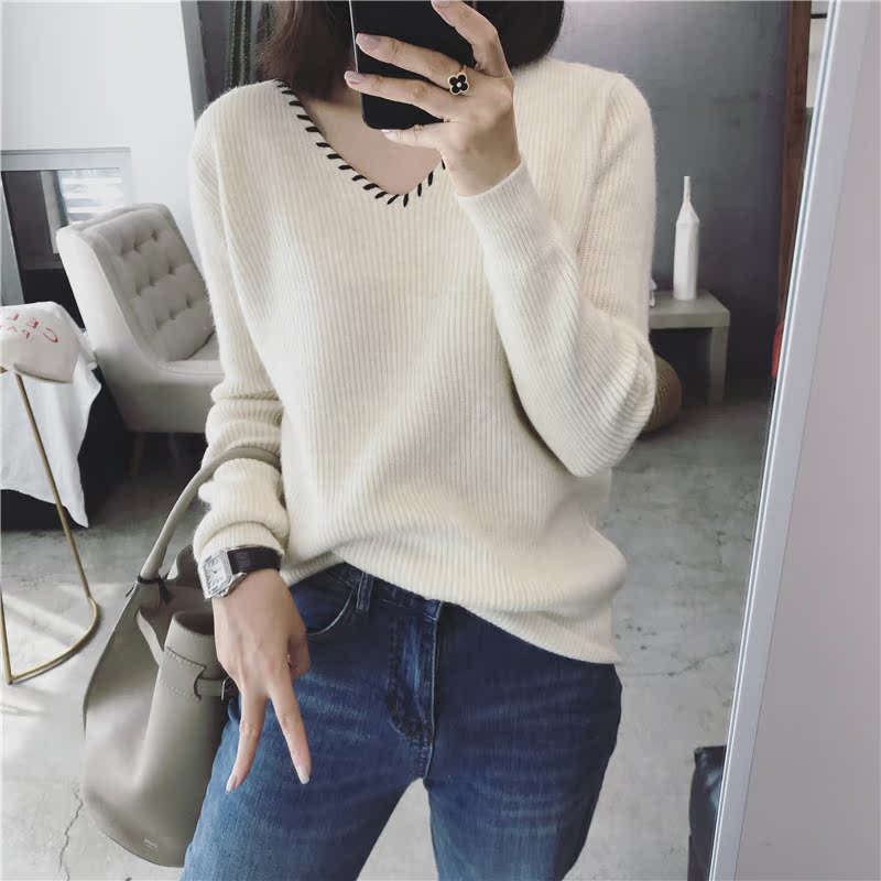 CHỈ Q mùa thu và mùa đông mới mềm mại thời trang nữ cao cấp