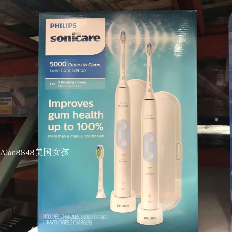American Straight Mail Philips Philips Sonic Electric Toothbrush Sonicare HX6829 71 with 3 heads