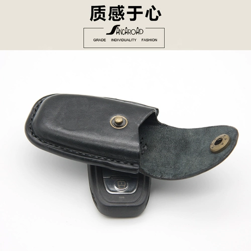 Audi, ключи от машины ручной работы, ключница, защитный чехол, из натуральной кожи, защита при падении