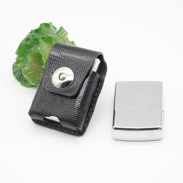 Handmade lizard leather lighter protective leather case suitable for Zippo Zippo Suluo hanging waist anti-fall business new product