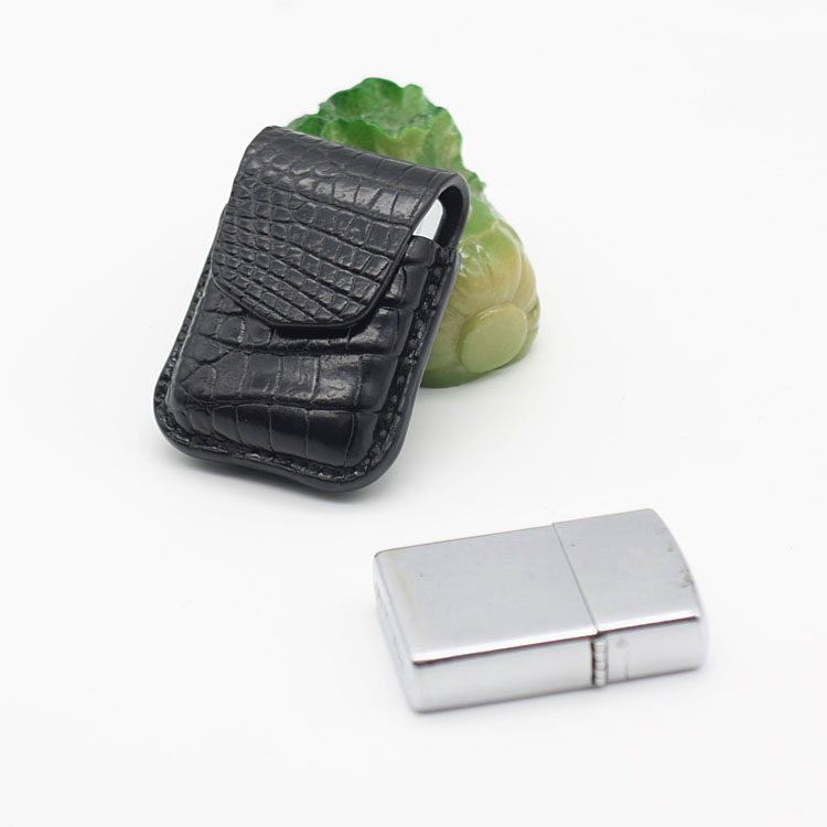 Handmade real avocado leather jacket suitable for Zippo Sesame Oil Suro Lighter Protective Sheath Hanging Waist Anti-Fall Business Set-Up