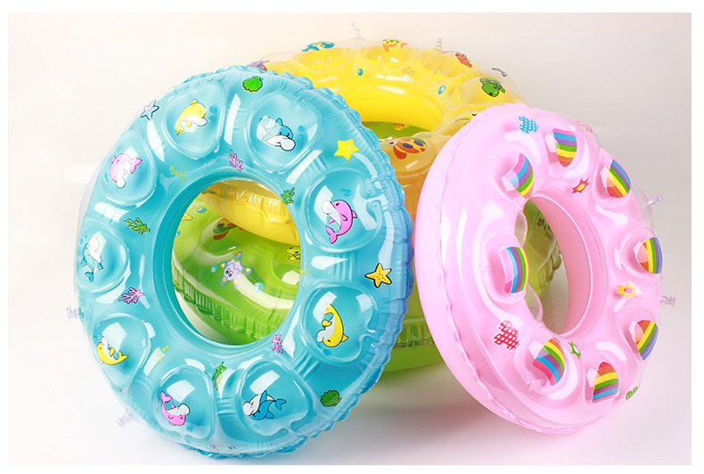 Vòng bơi trẻ em người lớn tăng dày đôi bóng float nhẫn chàng trai và cô gái trẻ sơ sinh inflatable nách bán buôn phao bơi tay