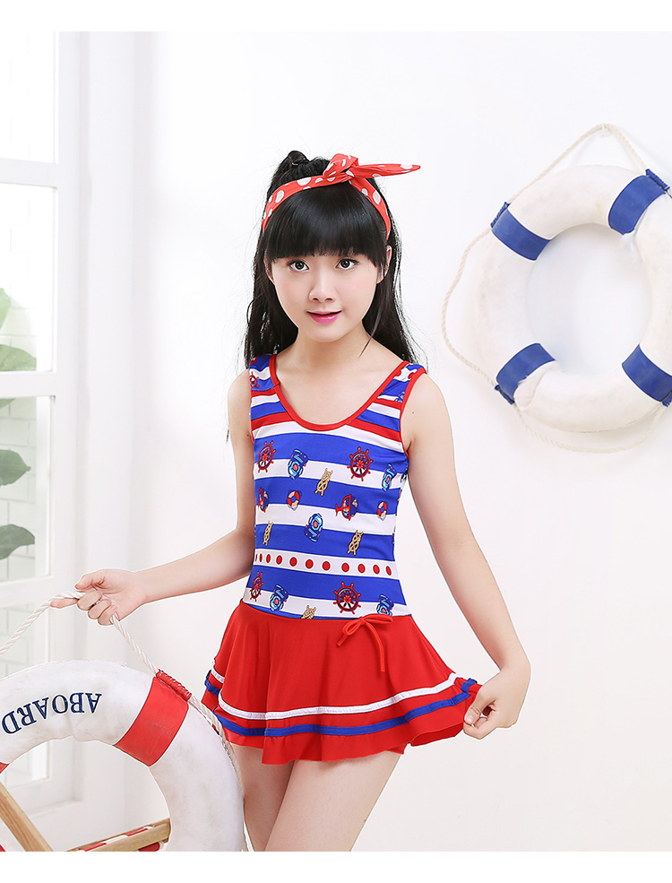 Đồ bơi trẻ em kiểu váy một mảnh mới Đồ bơi nữ Đồ bơi bé gái -10-12-15 tuổi đồ bơi elsa