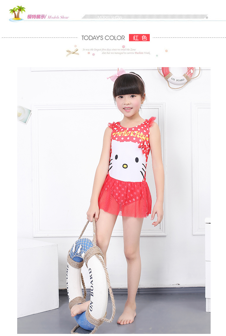 Cô gái đồ bơi dính liền công chúa thiết lập dễ thương trẻ em bé mới áo tắm 4-8 tuổi bán buôn do boi cho be