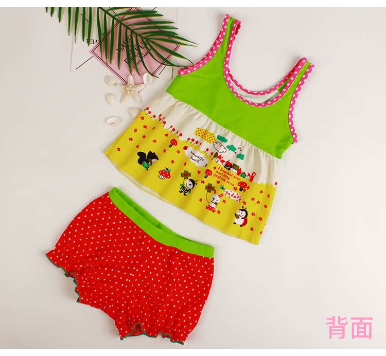 Đồ bơi cho trẻ em gái Cô gái Áo tắm Xiêm Em bé Chia tay Công chúa Hàn Quốc Đồ bơi đồ bơi cho bé gái
