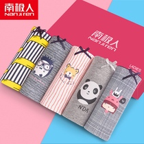 Antarctic women underwear head cotton cotton winter cartoon cute girl High School students Junior High School cotton 100% triangle