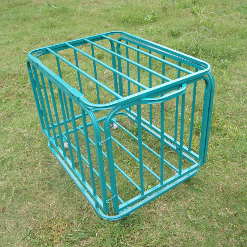 Cart basketball cart can move folding style with many balls frame kindergarten volleyball basket