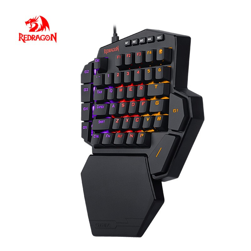 Red Dragon K585 Electric Race King's One-handed Keyboard Hero League RGB Mechanical Keyboard Tablet Eating Chicken Game