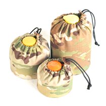  Bag 5] Japanese imports Multicam material MC camouflak outdoor camping gas tank GAS TANK BAG