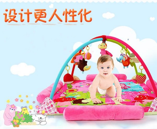 Hộp quà tặng em bé trăm ngày trò chơi chăn trẻ sơ sinh quà tặng trẻ sơ sinh cung cấp đầy đủ đồ chơi nhạc trăng tròn 0-2 tuổi - Bộ quà tặng em bé bán hộp quà tặng bé sơ sinh