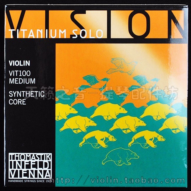 Austrian THOMASTIK VISION SOLO TITANIUM Solo VIT100 Violinist Strings strings