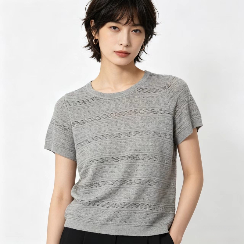 Hemp Love Hemp Knitwear Women's Knit Sweater Breathable, Sweat-Wicking, Non-Sticky Hemp Natural Color