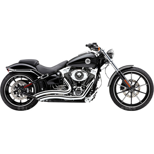 Đột phá Harley mềm đuôi đột phá mạ Cobra Cobra đầy đủ ống xả serpentine quét - Ống xả xe máy bô xe máy wave