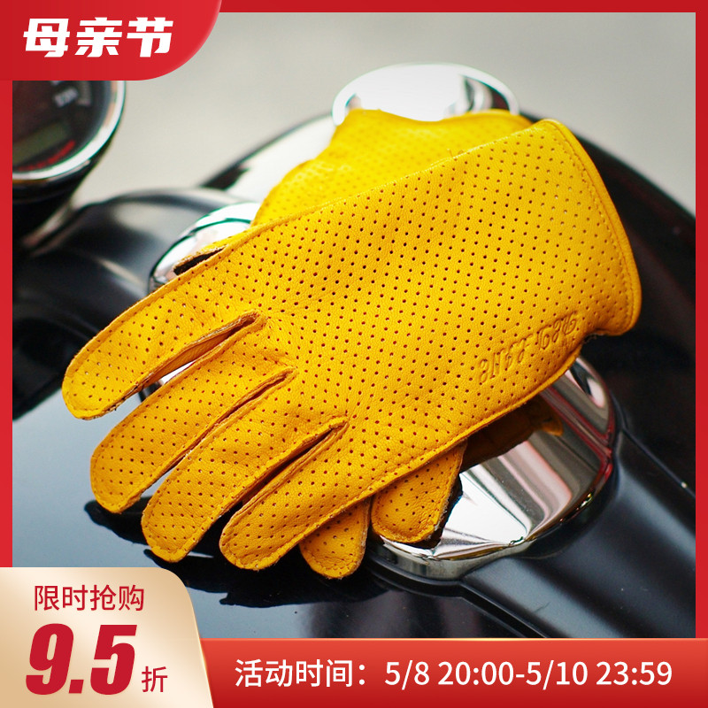 Spot uglybros Summer men's and women's retro Harley gloves touch screen breathable Indian Vespa full finger