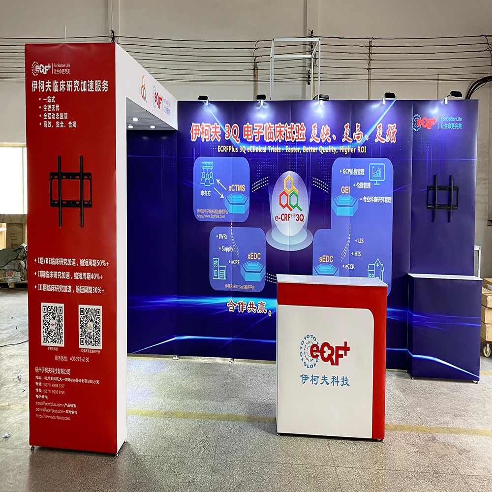 Overseas Exhibitors Assembly Booths PORTABLE KNOCK-DOWN EXHIBITION RACKS CAN BE REUSED WITH COST-SAVING CUSTOMISED SIMPLE EXHIBITION RACKS