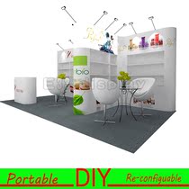 Professional custom-made portable display racks easy to assemble and disassemble aluminum alloy display racks combination display racks