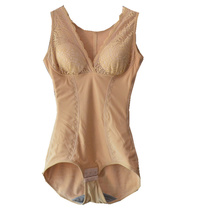 Longer version with bra chest pad autumn and winter New padded velvet conjoined body body body body triangle crotch