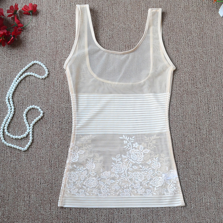 Mùa hè siêu mỏng và liền mạch cơ thể định hình vest sau sinh cơ thể định hình đồ lót quần lot