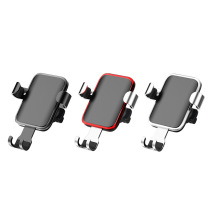Car mobile phone holder car air outlet clip navigation universal aluminum alloy mobile phone holder wireless charging