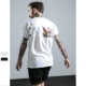 Thương hiệu thủy triều ban đầu TI2018S / S xuân hè mới hoa mận retro áo thun cotton chải cổ tròn tay ngắn quần áo nam áo thun 