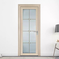 Xinhaoxuan V73 single-pack swing door aluminum alloy kitchen and bathroom hollow soundproof and heat-insulated glass door