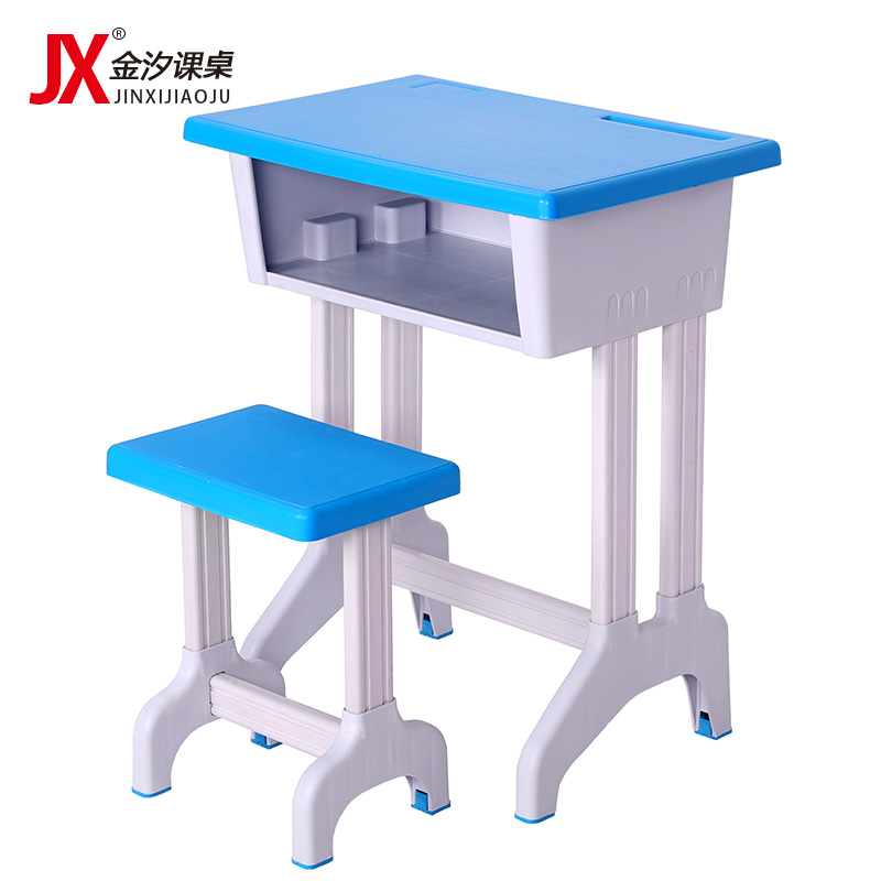 Manufacturer Direct Marketing Part 8601 School Education Institution Coaching Class Purchasing Plastic Steel Desks Bench Chair Pp Material