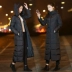 Mùa đông 2018 phiên bản Hàn Quốc của áo mới màu đen nguyên chất cỡ lớn xuống áo khoác nữ dài qua đầu gối áo khoác dày thời trang Xuống áo khoác
