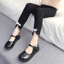 Childrens leggings black 2021 New Joker slim stretch pants baby tights spring and autumn girls pants