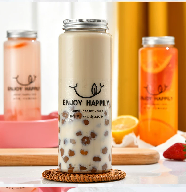 Плотная бутылка для чая домашнего приготовления с сеткой Gan Lu milk tea cup с сеткой красной жирной жидкостью холодный чай пластиковая бутылка
