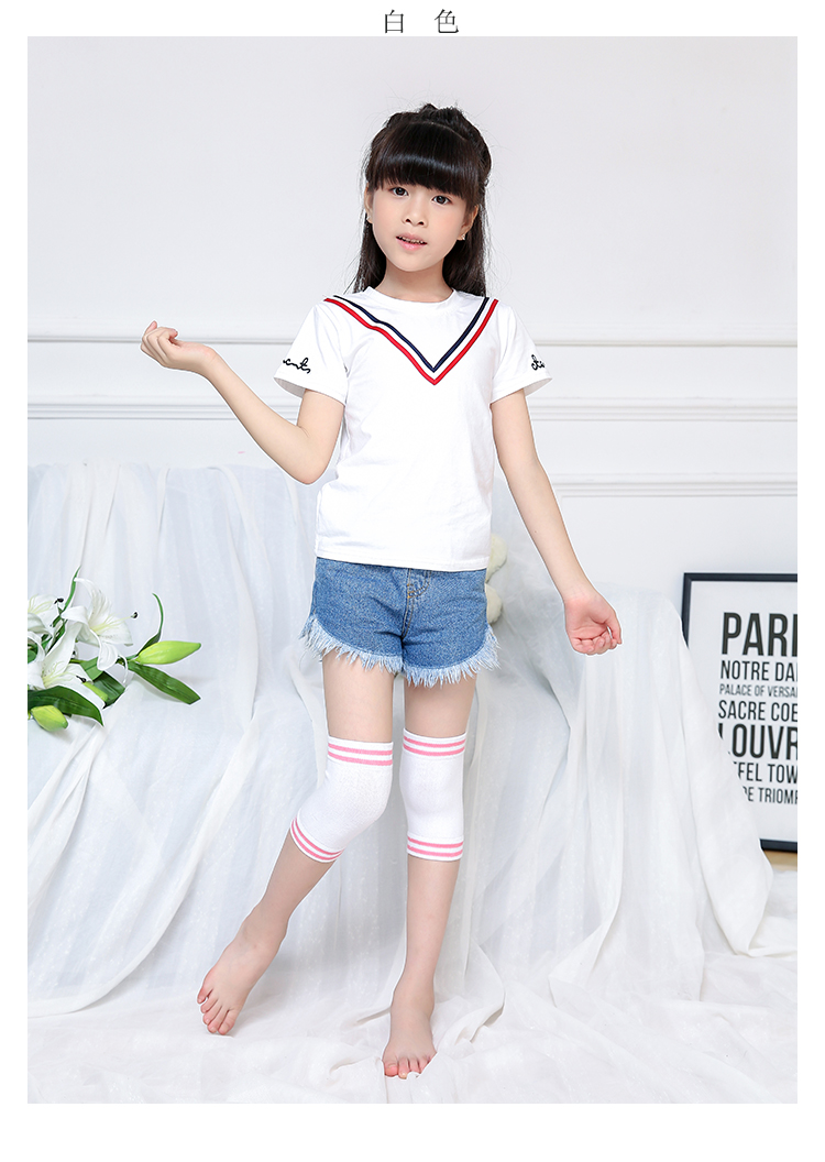 Mùa hè chải bông cho trẻ em vớ vớ đầu gối trẻ mới biết đi thể thao chống vỡ phòng máy lạnh nhảy múa ấm áp để ngăn chặn xà cạp lạnh vớ bàn