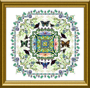 Cross embroidered PDF original sweep Tpin castle CD Grand castle series 058-Taobao