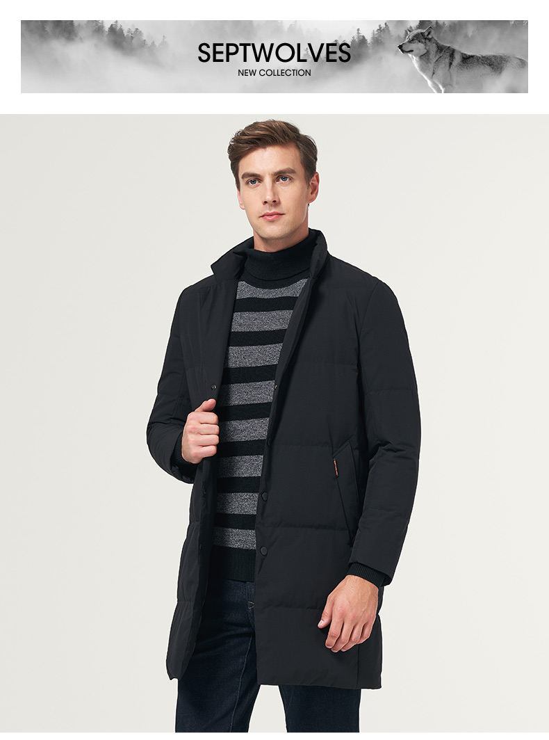 Blouson homme SEPTWOLVES    en Nylon - Ref 3123309 Image 8