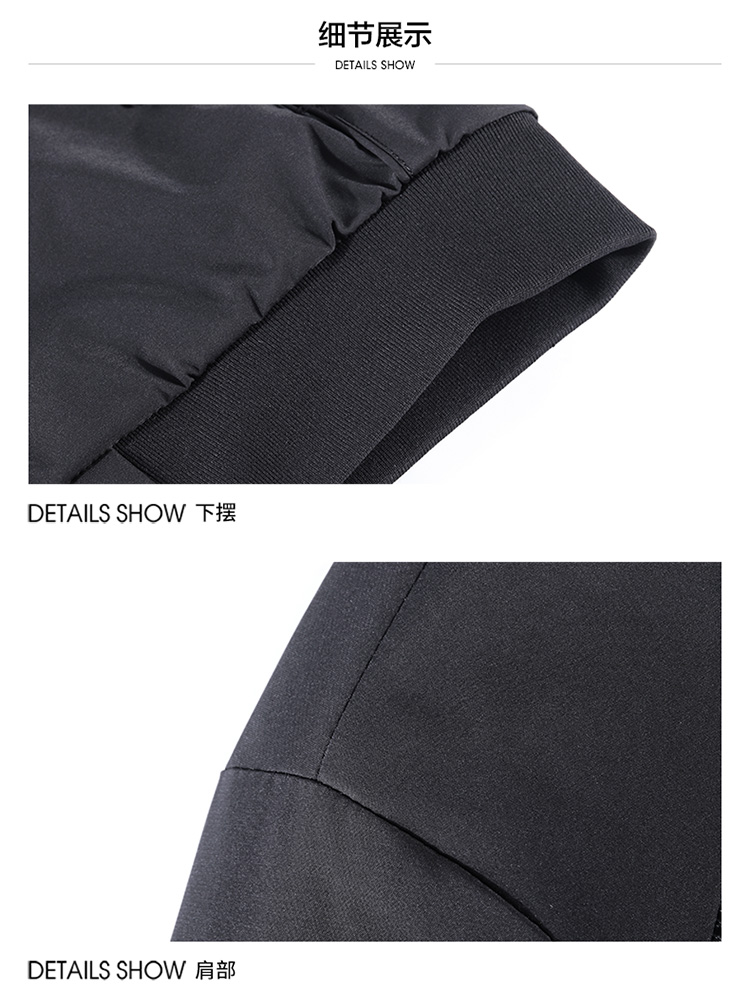 Bảy con sói phù hợp với cotton Trẻ kinh doanh thời trang nam bóng chày cổ áo mùa đông ấm áp áo khoác nam quần áo thủy triều - Bông áo khoác nỉ nam