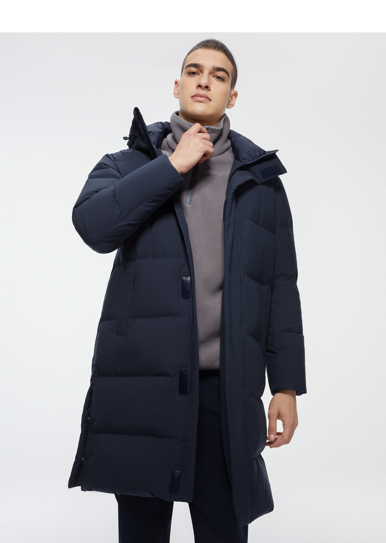 装上新 七匹狼 都市机能 DWR防泼水 连帽羽绒服 240g高充绒 图21