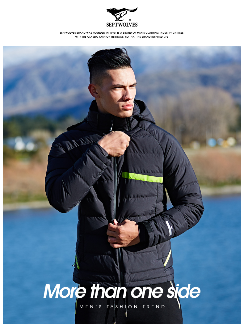 Blouson homme SEPTWOLVES    en Polyester - Ref 3121098 Image 8
