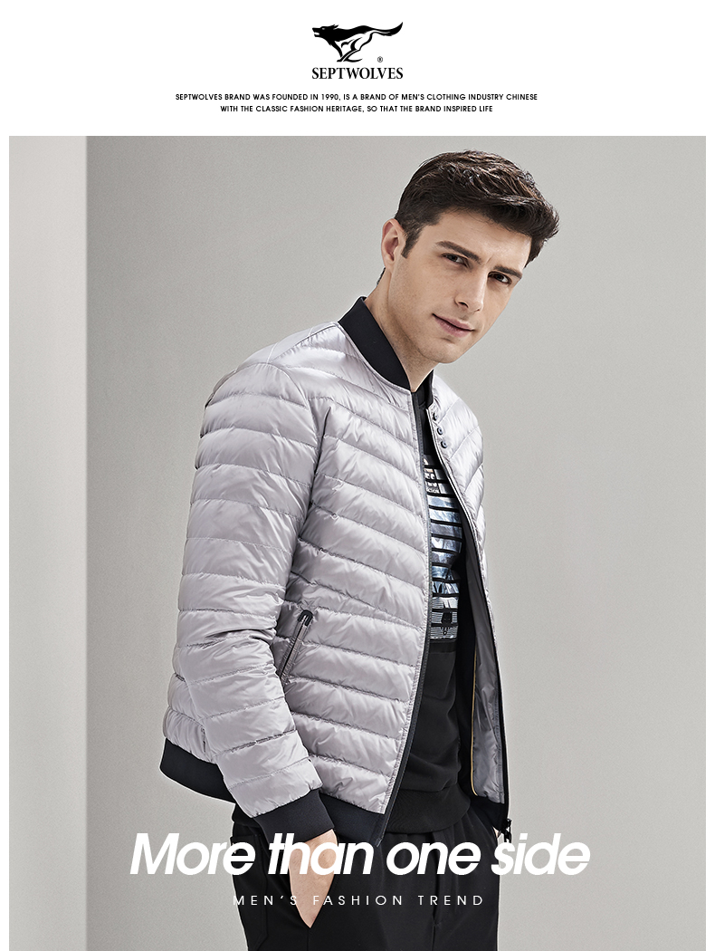 Blouson homme SEPTWOLVES    en Nylon - Ref 3120837 Image 12