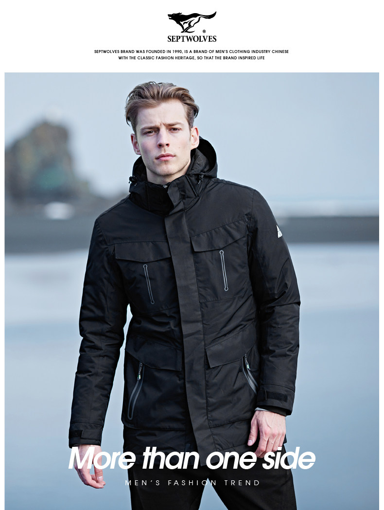 Blouson homme SEPTWOLVES    - Ref 3120224 Image 8
