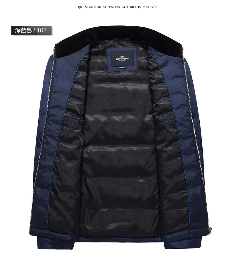 Blouson homme SEPTWOLVES    en Nylon - Ref 3120499 Image 13