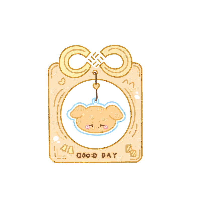 New Model Double-High Tire-Shaped Cute Acrylic Keychain Pendant, High Aesthetic Value Fan Support Gift