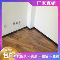 Nanjing black skirting line 4cm stainless steel decorative strip 6cm metal U-shaped groove 8cm edge strip 10cm titanium gold