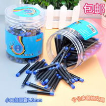 100 Pen Ink Pen Ink Gallbladder Ink Pure Blue Black Small Able Replaceable 2 6 Caliber Hero