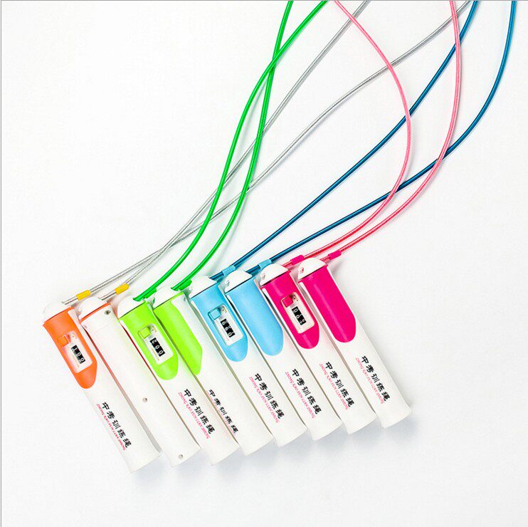 Middle-exam training jumping rope (negative weight) counting steel wire jumping rope abrasion-proof and anti-slip child primary school child