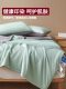 Class a New Style Maternal and Infant Cooling Summer Quilt, Ice Silk Summer Quilt Four-Piece Set, Single/Double, Machine Washable, Air-Conditioning Quilt for Summer