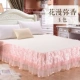 Khăn trải giường Huang Bo Simmons Khăn trải giường Bed Bed 1.8 Bed Cover Bed Lily Single Piece Bed Dress Lace Bed Cover 1.5 * 1.9 - Váy Petti