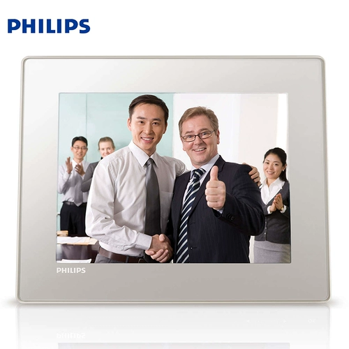 Philips, цифровая фоторамка, электронный музыкальный экологичный модный ультратонкий фотоальбом, 8 дюймов