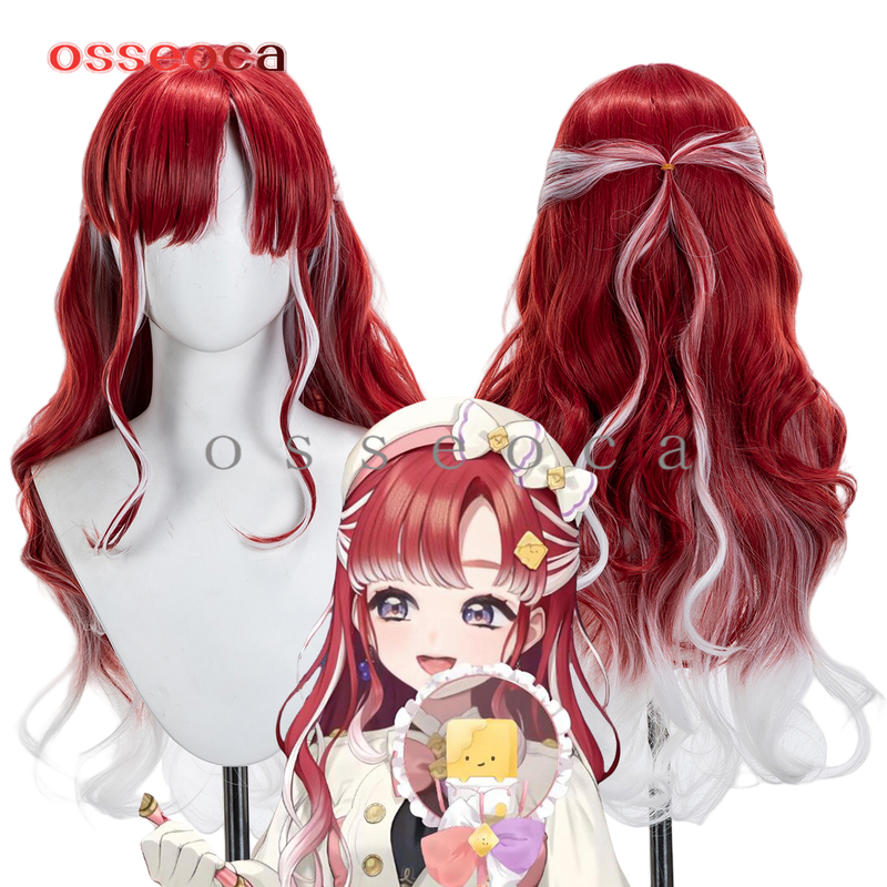Osseoca Virtual Vtube Streamer Saotome Beili Cos Wig Simulated Scalp