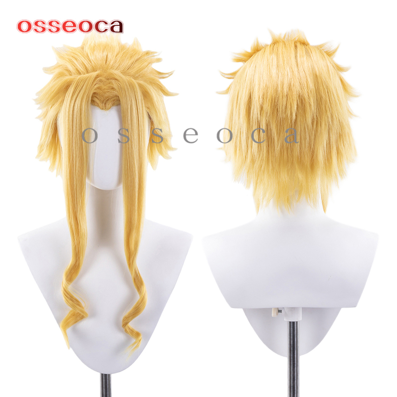 Osseoca Universal Style Double Long Sideburns Yellow Fluffy Top Unprocessed Hair Cosplay Wig Osseoca Universal Style Double Long Sideburns Yellow Fluffy Top Unprocessed Hair Cosplay Wig