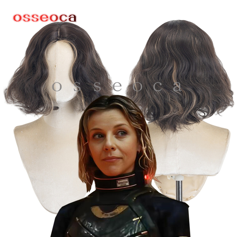 Osseoca 2021 Marvel Female Loki Sylvie Short Curly Cosplay Wig