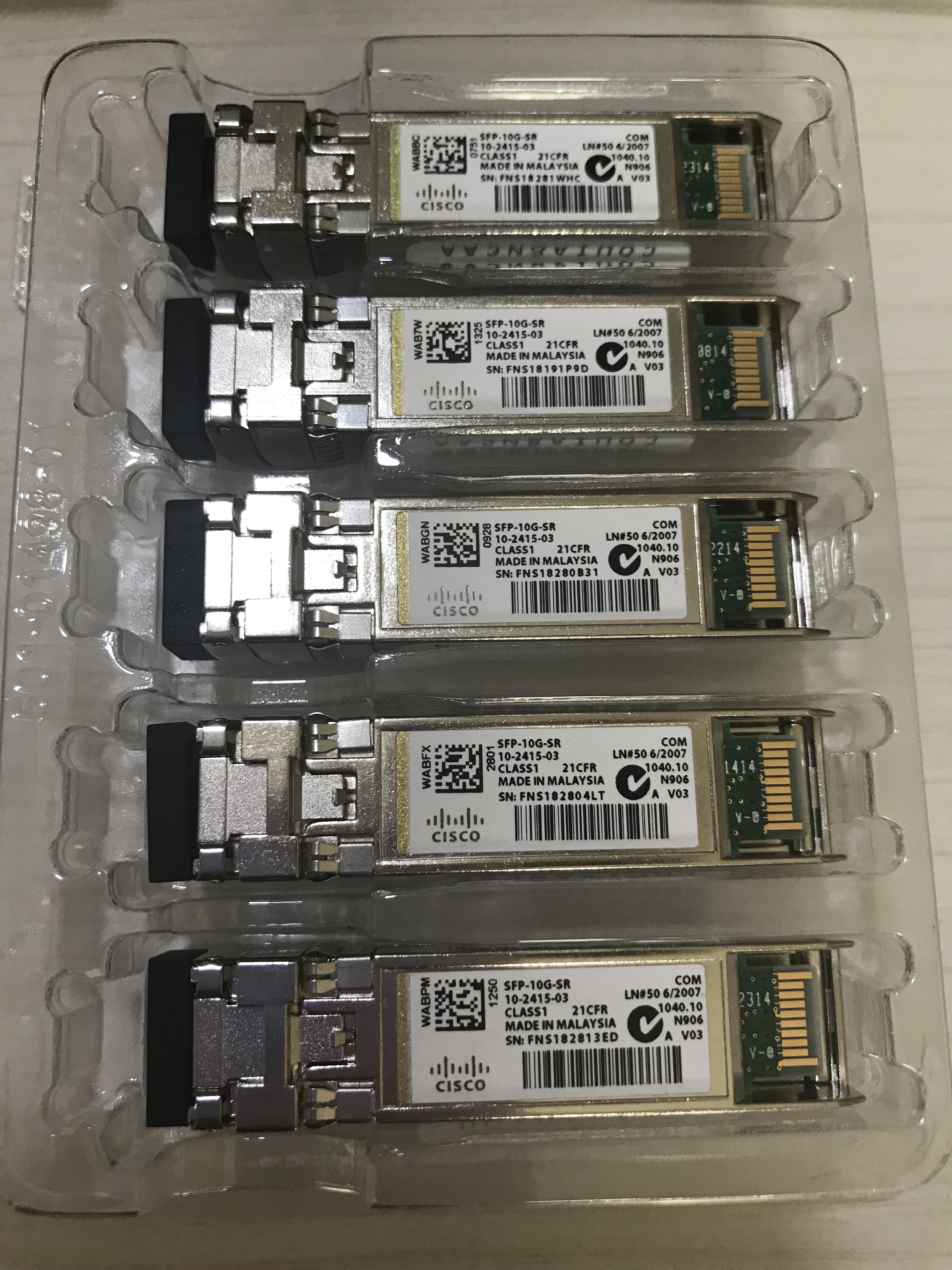 CISC0 CISC0 SFP-10G-SR SFP 10,000 trillion multimode light module original fit SFP-10G-LR LRM 